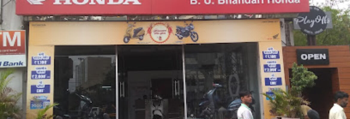 B U Bhandari Honda  Viman nagar    Two wheeler Showroom