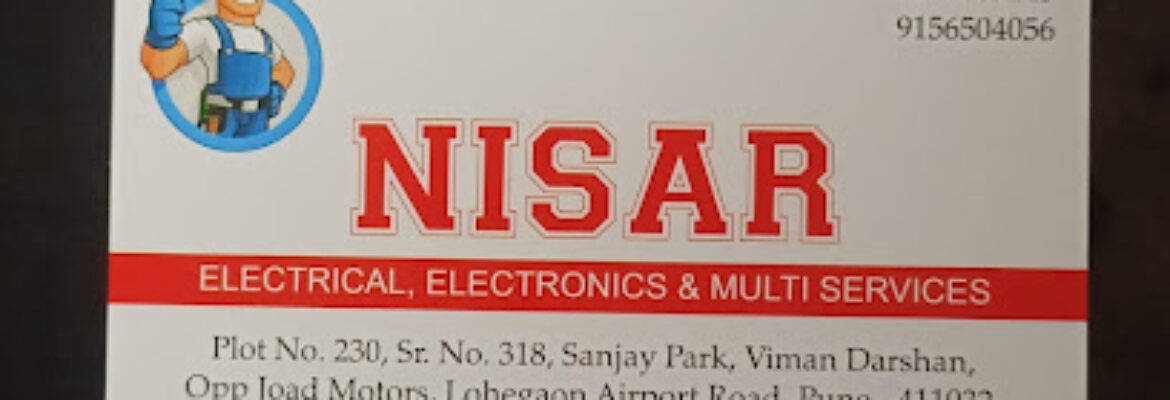 NISAR electrical electronics repair   multi services