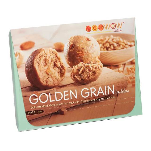 Wow Laddus Golden Grain Laddu Box (12 pieces)